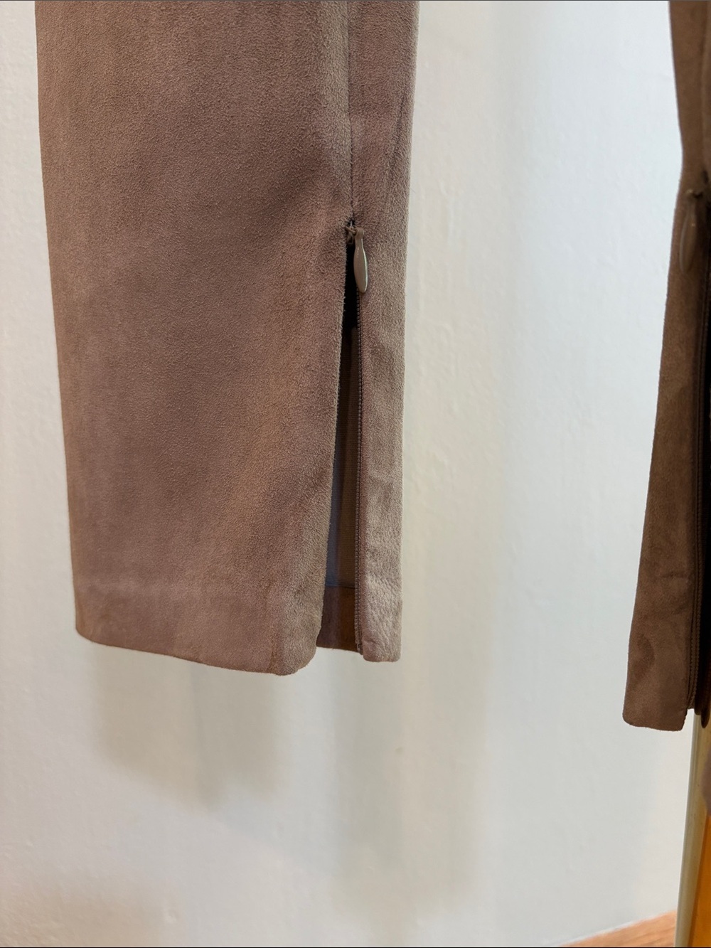 Ralph Lauren Collection Tan Suede Leather Pants Pre-Fall 2016 size 4 - Picture 4 of 14